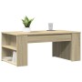 Tavolino da Salotto Rovere Sonoma 102x55x42cm Legno Multistrato