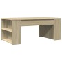 Tavolino da Salotto Rovere Sonoma 102x55x42cm Legno Multistrato