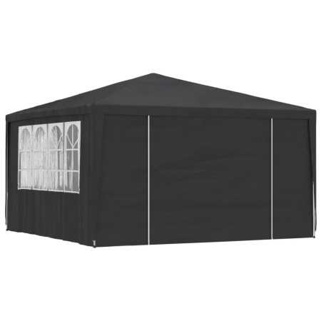 Gazebo Professionale con Pareti 4x4 m Verde 90 g/m²