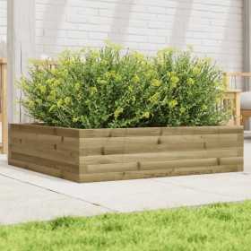 Fioriera da Giardino 90x90x23 cm in Legno di Pino Impregnato