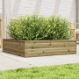 Fioriera da Giardino 90x90x23 cm in Legno di Pino Impregnato