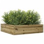 Fioriera da Giardino 90x90x23 cm in Legno di Pino Impregnato