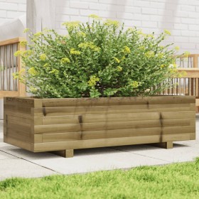 Fioriera da Giardino 90x40x26,5 cm in Legno di Pino Impregnato