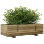 Fioriera da Giardino 90x40x26,5 cm in Legno di Pino Impregnato