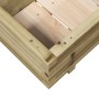 Fioriera da Giardino 90x40x26,5 cm in Legno di Pino Impregnato