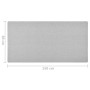 Tappeto Corsia Grigio Chiaro 80x150 cm