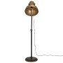 Lampada da Terra 25 W Ottone Anticato 30x30x100-150 cm E27