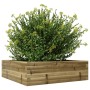 Fioriera da Giardino 80x80x23 cm in Legno di Pino Impregnato