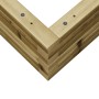 Fioriera da Giardino 80x80x23 cm in Legno di Pino Impregnato