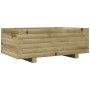 Fioriera da Giardino 70x40x26,5 cm in Legno di Pino Impregnato