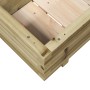 Fioriera da Giardino 70x40x26,5 cm in Legno di Pino Impregnato