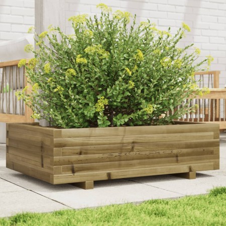 Fioriera da Giardino 90x60x26,5 cm in Legno di Pino Impregnato