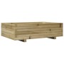 Fioriera da Giardino 90x60x26,5 cm in Legno di Pino Impregnato