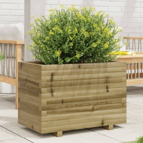 Fioriera da Giardino 70x40x49,5 cm in Legno di Pino Impregnato