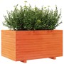 Fioriera Giardino Marrone Cera 90x60x49,5cm Legno Massello Pino