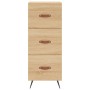 Credenza Rovere Sonoma 34,5x34x180 cm in Legno Multistrato