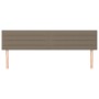 Testiera 2 pz Tortora 90x5x78/88 cm in Tessuto