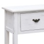 Credenza Stile Antico Bianca 115x30x76 cm in Legno
