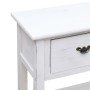 Credenza Stile Antico Bianca 115x30x76 cm in Legno
