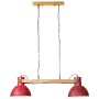 Lampada Pensile 25 W Rosso Anticato 85x28x109 cm E27