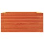 Fioriera Giardino Marrone Cera 50x50x23 cm Legno Massello Pino