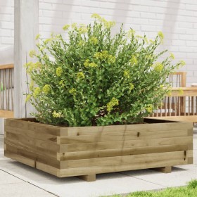 Fioriera da Giardino 80x80x26,5 cm in Legno di Pino Impregnato