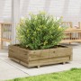 Fioriera da Giardino 80x80x26,5 cm in Legno di Pino Impregnato