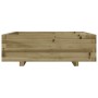 Fioriera da Giardino 80x80x26,5 cm in Legno di Pino Impregnato