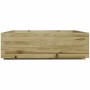 Fioriera da Giardino 80x80x26,5 cm in Legno di Pino Impregnato