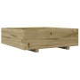 Fioriera da Giardino 80x80x26,5 cm in Legno di Pino Impregnato