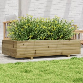 Fioriera da Giardino 110x60x26,5 cm in Legno di Pino Impregnato