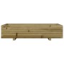 Fioriera da Giardino 110x60x26,5 cm in Legno di Pino Impregnato