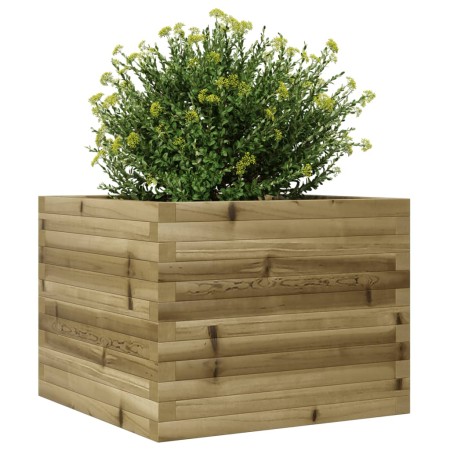 Fioriera da Giardino 60x60x46 cm in Legno di Pino Impregnato