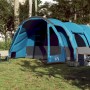 Tenda Familiare a Tunnel per 8 Persone Blu Impermeabile