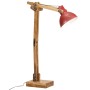 Lampada da Terra 25 W Rosso Anticato 33x25x130-150 cm E27