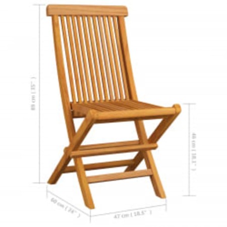 Sedie da Giardino e Cuscini Grigio Talpa 4 pz Massello di Teak