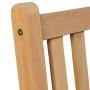 Sedie da Giardino 2 pz con Cuscini Blu Reale in Legno di Teak