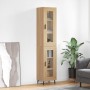 Credenza Rovere Sonoma 34,5x34x180 cm in Legno Multistrato