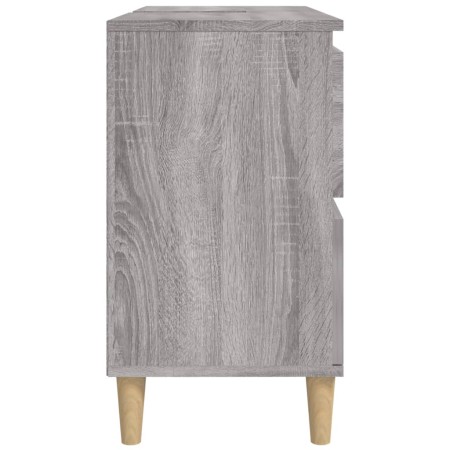 Mobile Lavabo Grigio Sonoma 80x33x60 cm in Legno Multistrato