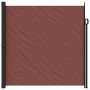 Tenda da Sole Laterale Retrattile Marrone 200x500 cm