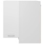 Pensile Angolare Bianco 57x57x60 cm in Legno Multistrato