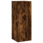 Credenza Rovere Fumo 34,5x34x180 cm in Legno Multistrato