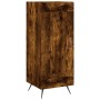 Credenza Rovere Fumo 34,5x34x180 cm in Legno Multistrato