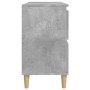 Mobile Lavabo Grigio Cemento 80x33x60 cm in Legno Multistrato