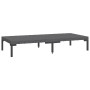 Set Divani da Giardino 7 pz con Cuscini Polyrattan Grigio Scuro