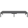 Set Divani da Giardino 7 pz con Cuscini Polyrattan Grigio Scuro