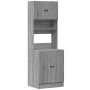 Mobile da Cucina Grigio Sonoma 60x50x180cm in Legno Multistrato