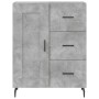 Credenza Grigio Cemento 69,5x34x180 cm in Legno Multistrato