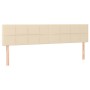 Giroletto a Molle con Materasso Crema 180x200 cm in Tessuto