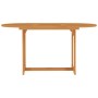 Set da Pranzo da Giardino 5 pz in Legno Massello di Teak